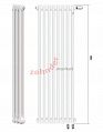 Радиатор Zehnder Charleston Completto CH 2200/39 V001 ½  RAL 9016