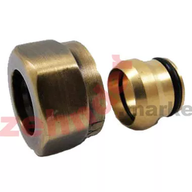 Резьбовое соединение Schlosser для медных труб, античная латунь GW 22x1.5 x 15MM (602500002.10)