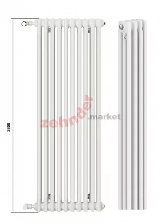 Радиатор Zehnder Charleston CH 3280/32 1270 ¾ RAL 9016