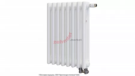 Радиатор Zehnder Charleston Completto 3050/08 V001 1/2 RAL 9016 нижнее подключение