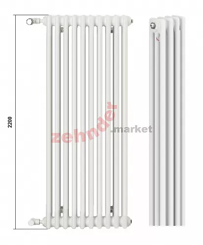 Радиатор Zehnder Charleston CH 3220/30 1270 ¾ RAL 9016