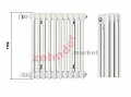 Радиатор Zehnder Charleston CH 3110/22 1270 ¾ RAL 9016
