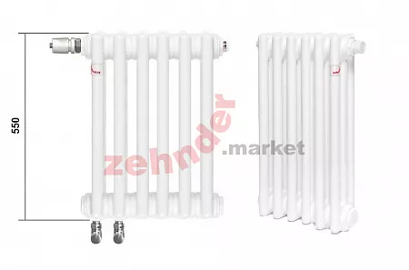 Радиатор Zehnder Charleston Completto CH 3055/27 V001 ½ RAL 9016