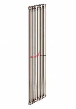 Вертикальный радиатор Zehnder Charleston 2180/10 1270 1/2 Technoline 0325 TL боковое подключение (с кронштейнами CVD1+BH)