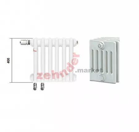 Радиатор Zehnder Charleston Completto CH 6040/08 V001 ½ RAL 9016