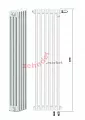 Радиатор Zehnder Charleston Completto CH 4300/05 V001 ½ RAL 9016