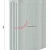 Радиатор Zehnder Charleston CH 6200/03 1270 ¾ RAL 9016