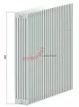 Радиатор Zehnder Charleston CH 6200/03 1270 ¾ RAL 9016