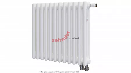 Радиатор Zehnder Charleston Completto 3050/12 V001 1/2 RAL 9016 нижнее подключение (с кронштейнами CVD1+BH)