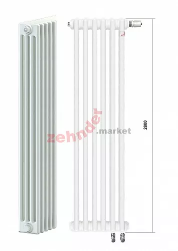 Радиатор Zehnder Charleston Completto CH 4280/05 V001 ½ RAL 9016