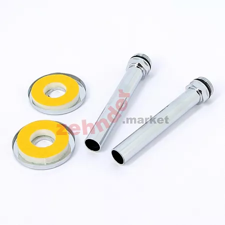 Комплект присоединительный Carlo Poletti 1/2&quot; х 16 х 120 мм хромированный (A54650B)