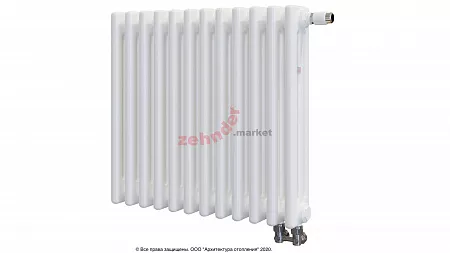 Радиатор Zehnder Charleston Completto 3050/12 V001 1/2 RAL 9016 нижнее подключение