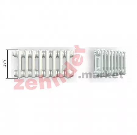Радиатор Zehnder Charleston CH 2019/58 1270 ¾ RAL 9016