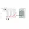 Радиатор Zehnder Charleston Completto CH 6040/03 V001 ½ RAL 9016