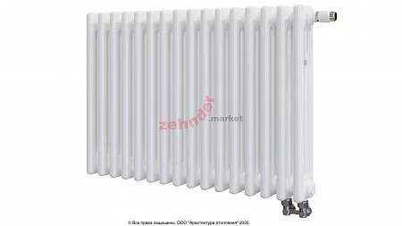 Радиатор Zehnder Charleston Completto 3050/16 V001 1/2 RAL 9016 нижнее подключение