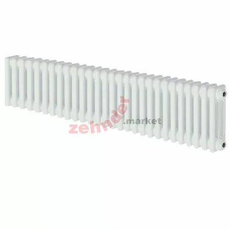 Радиатор Zehnder Charleston 3037/28 1270 3/4 RAL 9016 боковое подключение