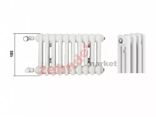 Радиатор Zehnder Charleston CH 3019/17 1270 ¾ RAL 9016