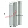 Радиатор Zehnder Charleston CH 4110/33 1270 ¾ RAL 9016