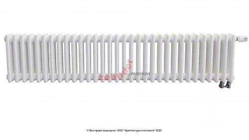 Радиатор Zehnder Charleston Completto 3030/32 V001 1/2 RAL 9016 нижнее подключение