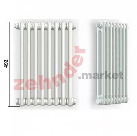 Радиатор Zehnder Charleston CH 2050/05 1270 ¾ RAL 9016