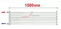 Радиатор Zehnder Charleston Turned T3150/8 N1280 RAL 9016