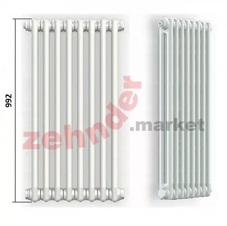 Радиатор Zehnder Charleston CH 2100/03 1270 ¾ RAL 9016