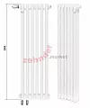 Радиатор Zehnder Charleston Completto CH 3200/03 V001 ½ RAL 9016