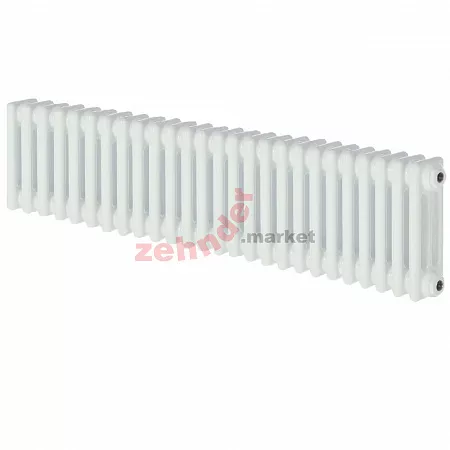 Радиатор Zehnder Charleston 3037/26 1270 3/4 RAL 9016 боковое подключение