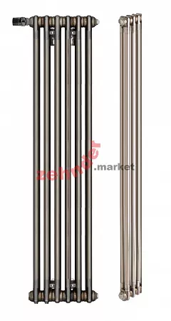 Вертикальный радиатор Zehnder Charleston 2180/06 V001 1/2 Technoline 0325 TL нижнее подключение