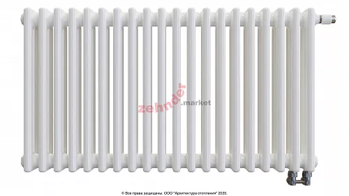 Радиатор Zehnder Charleston Completto 3050/20 V001 1/2 RAL 9016 нижнее подключение