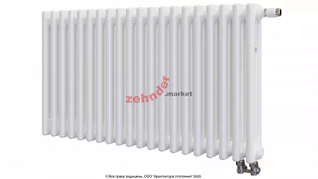 Радиатор Zehnder Charleston Completto 3050/20 V001 1/2 RAL 9016 нижнее подключение (с кронштейнами CVD1+BH)