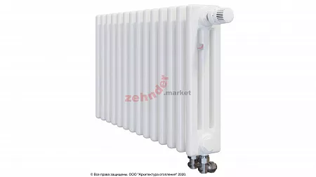 Радиатор Zehnder Charleston Completto 3037/14 V001 1/2 RAL 9016 нижнее подключение