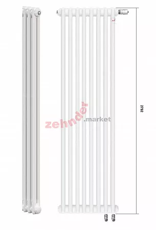 Радиатор Zehnder Charleston Completto CH 2280/24 V001 ½  RAL 9016