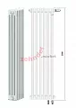 Радиатор Zehnder Charleston Completto CH 4200/07 V001 ½ RAL 9016