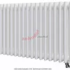 Радиатор Zehnder Charleston Completto 3050/20 V001 1/2 RAL 9016 нижнее подключение