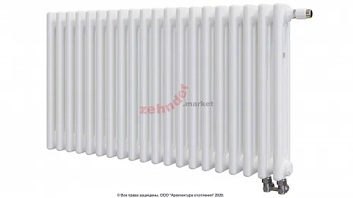 Радиатор Zehnder Charleston Completto 3050/20 V001 1/2 RAL 9016 нижнее подключение