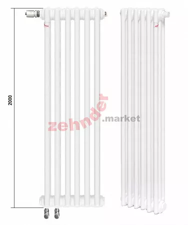 Радиатор Zehnder Charleston Completto CH 3200/08 V001 ½ RAL 9016