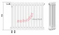 Радиатор Zehnder Charleston Completto CH 2120/10 V001 ½  RAL 9016