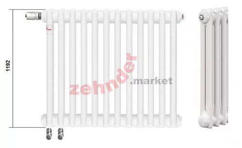 Радиатор Zehnder Charleston Completto CH 2120/10 V001 ½  RAL 9016