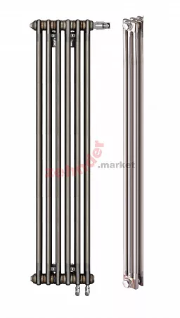 Вертикальный радиатор Zehnder Charleston Completto 3180/06 V001 1/2 Technoline 0325 TL нижнее подключение