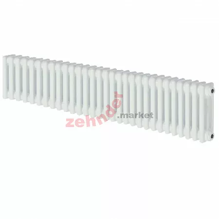 Радиатор Zehnder Charleston 3037/30 1270 3/4 RAL 9016 боковое подключение