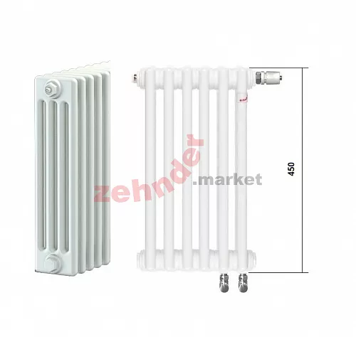 Радиатор Zehnder Charleston Completto CH 4045/14 V001 ½ RAL 9016