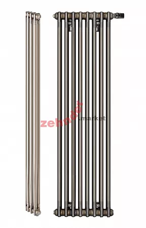 Вертикальный радиатор Zehnder Charleston 2180/08 V001 1/2 Technoline 0325 TL нижнее подключение