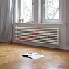 Радиатор Zehnder Charleston Turned T3150/8 N1280 RAL 9016