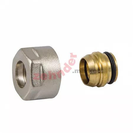 Резьбовое соединение Schlosser для медных труб никелированное GW 3/4 x 15 mm (602500001)