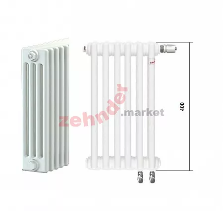 Радиатор Zehnder Charleston Completto CH 4040/03 V001 ½ RAL 9016