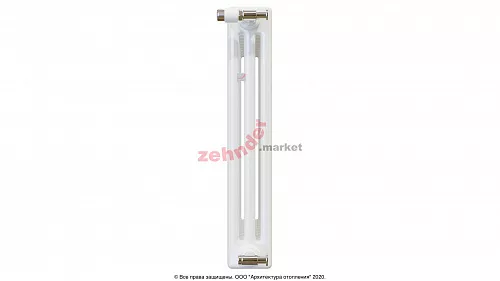 Радиатор Zehnder Charleston 3057/06 1270 3/4 RAL 9016 боковое подключение