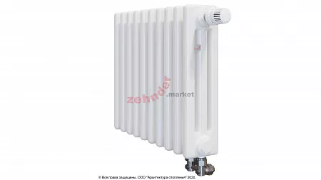 Радиатор Zehnder Charleston Completto 3037/10 V001 1/2 RAL 9016 нижнее подключение