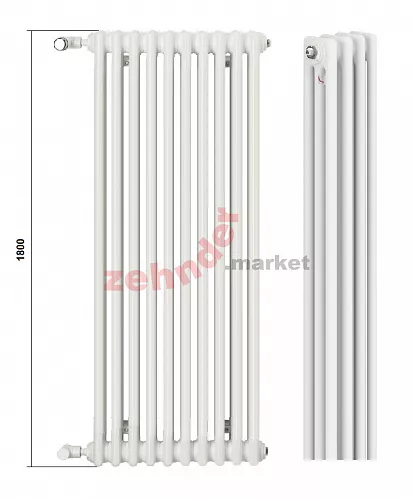Радиатор Zehnder Charleston CH 3180/18 1270 ¾ RAL 9016