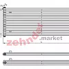 Радиатор Zehnder Charleston Turned T2150/12 N1680 RAL 9016
